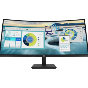HP P34hc G4 34" Class WQHD Curved Screen LCD Monitor